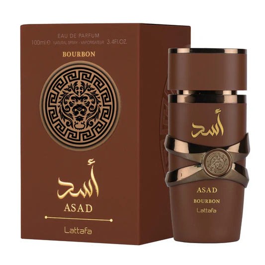 Frasco de Lattafa Asad Bourbon