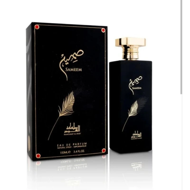 Frasco de Mamlakat Al Oud Sameem Preto