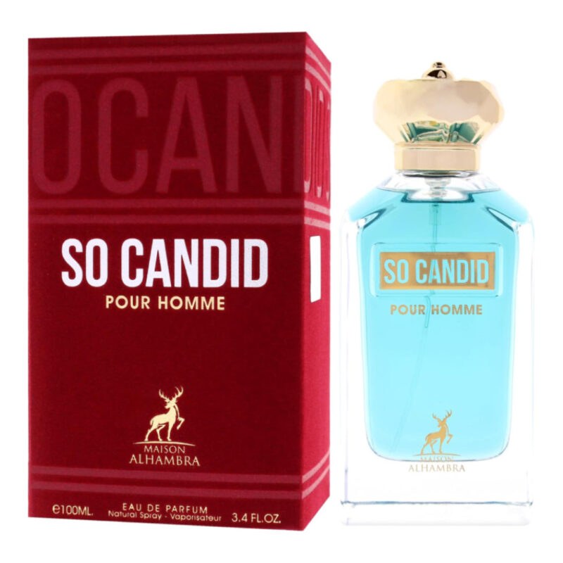 Frasco de Maison Alhambra So Candid Pour Homme